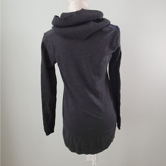 Point Zero women's  tunic sweater dress Detachable cowl Neck Size Small - Picture 5 of 11
